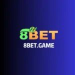 8BET game logo with the text '8BET.GAME' on a blue gradient background.