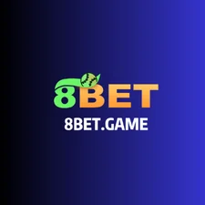 8BET game logo with the text '8BET.GAME' on a blue gradient background.