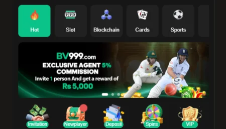 BV999 Game promotional banner